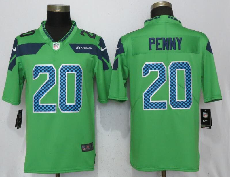 Men Seattle Seahawks #20 Penny Green Nike Vapor Untouchable Limited Player NFL Jerseys->women nfl jersey->Women Jersey